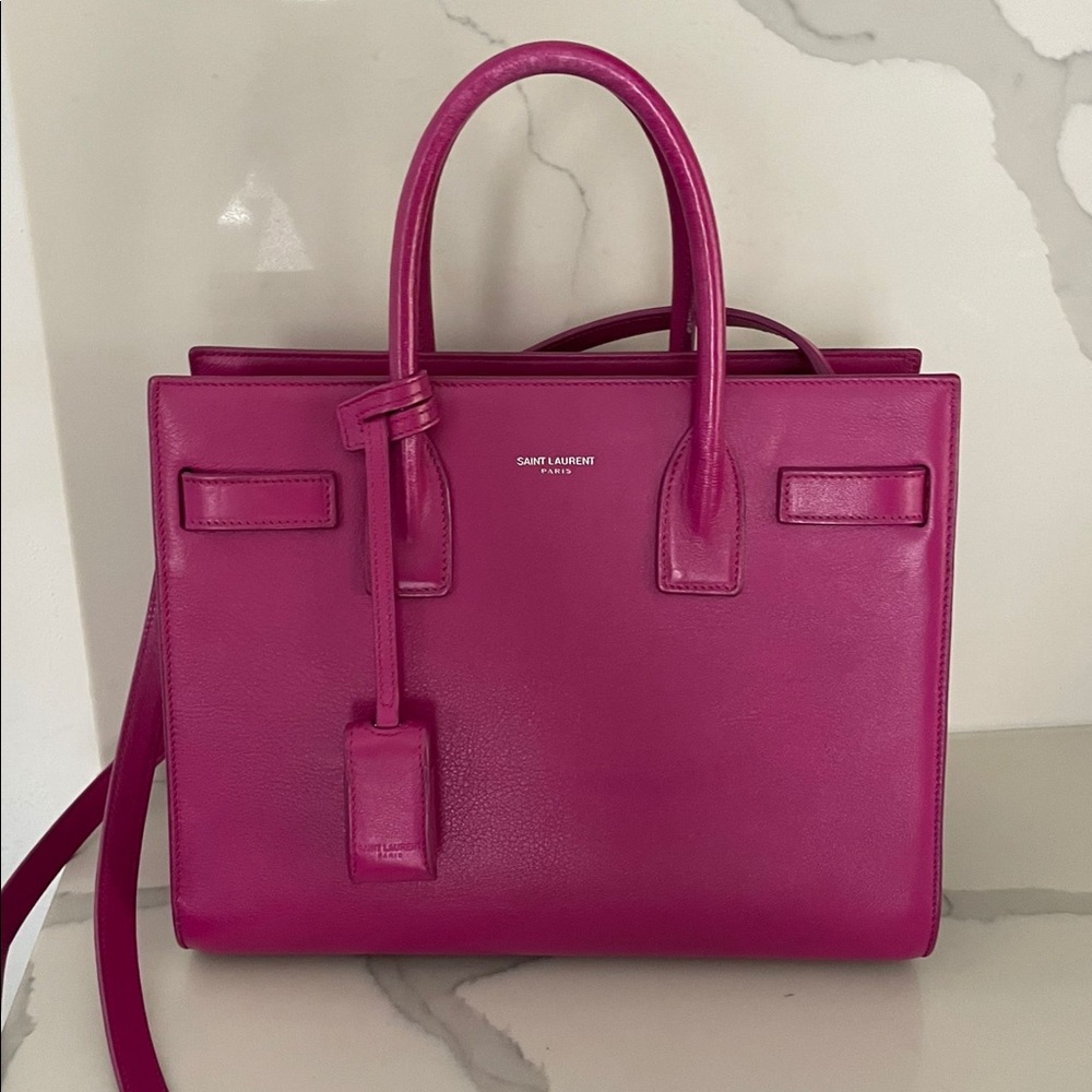 Saint Laurent Top Handle Bag baby sac de jour calfskin leather - Picture 2 of 16